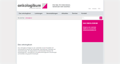 Desktop Screenshot of onkologikum.de