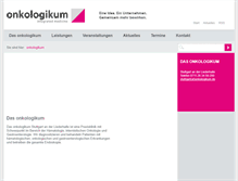 Tablet Screenshot of onkologikum.de